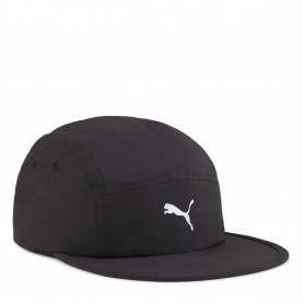 Шапка Puma 5 Panel Running Cap - Puma Black шапка,всички,шапки,аксесоари,за,бягане,puma,5,panel,running,cap,puma,black