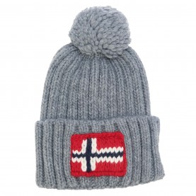 зимна,шапка,мъжки,шапки,и,ръкавици,napapijri,semiury,bobble,hat,grey
