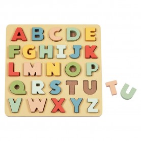 Tooky Toy Wooden Alphabet Puzzle - Multi tooky,toy,wooden,alphabet,puzzle,multi