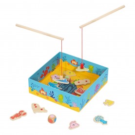 Tooky Toy Wooden Fishing Game - Blue игри,и,технологии,всички,игри,и,играчки,всички,коледни,подаръци,tooky,toy,wooden,fishing,game,blue