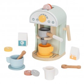 Tooky Toy Wooden Coffee Machine Set - Natural tooky,toy,wooden,coffee,machine,set,natural