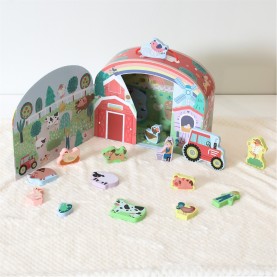 tooky,toy,wooden,carry,along,farm,multi