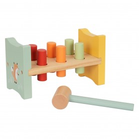 Tooky Toy Wooden Pounding Bench - Multi игри,и,технологии,всички,игри,и,играчки,коледни,подаръци,за,деца,всички,коледни,подаръци,tooky,toy,wooden,pounding,bench,multi