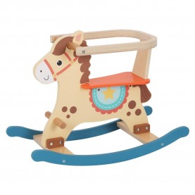 Tooky Toy Wooden Rocking Horse - Blue - Blue tooky,toy,wooden,rocking,horse,blue,blue