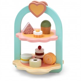 подаръци,и,играчки,игри,и,технологии,всички,игри,и,играчки,toylife,wooden,cake,stand,set,multi