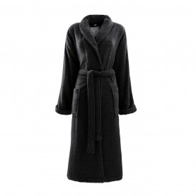 Ted Baker Home Cotton Towel Bathrobe - Black ted,baker,home,cotton,towel,bathrobe,black