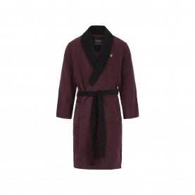 рокля,мъжки,пижами,lyle,and,scott,men,s,contrast,trim,absorbent,towel,dressing,gown,winetasting,blk