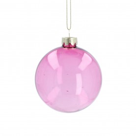 аксесоари,на,разпродажба,gisela,graham,gisela,glass,bauble,99,clear,pink