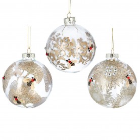 аксесоари,на,разпродажба,gisela,graham,gisela,glass,bauble,99,leaves