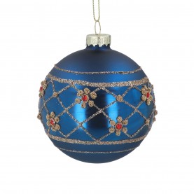 аксесоари,на,разпродажба,gisela,graham,gisela,glass,bauble,99,shiny,blue
