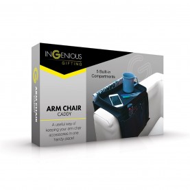 Menkind Black Arm Chair Caddy - Black коледни,джунджурии,menkind,black,arm,chair,caddy,black