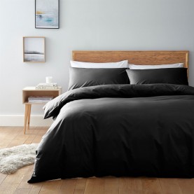 спално,бельо,и,комплекти,linea,egyptian,200,thread,count,duvet,cover,black
