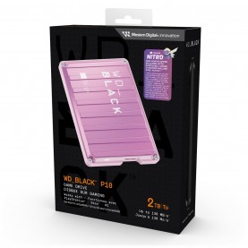 Western Digital WD_BLACK P10 (Pink) 2TB Game Drive Portable External Hard Drive - Pink игри,и,технологии,western,digital,wd,black,p10,(pink),2tb,game,drive,portable,external,hard,drive,pink