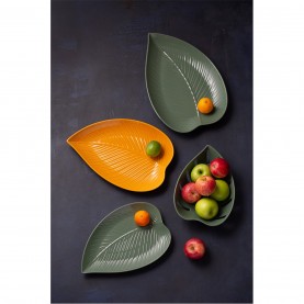 аксесоари,на,разпродажба,mason,cash,forest,set,of,3,leaf,dishes,multi