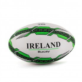 игри,ръгби,аксесоари,топки,за,ръгби,ireland,rugby,union,фланелки,team,rugby,ball,size,5,white,green