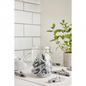 почистване,и,пране,аксесоари,на,разпродажба,homelife,pack,of,50,plastic,pegs,grey
