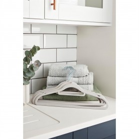 homelife,set,of,20,velvet,coat,hangers,grey