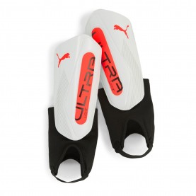 Футболни кори Puma Ultra Light Ankle Shin Pad Mens - White/Glowing футболни,кори,футболни,кори,футбол,puma,ultra,light,ankle,shin,pad,mens,white,glowing