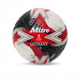 Футболна топка Mitre FA Cup 26/27 Ultra Pro Football - White/Red футболна,топка,футбол,игри,mitre,fa,cup,26,27,ultra,pro,football,white,red
