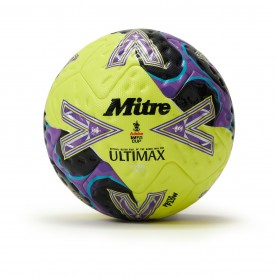 Футболна топка Mitre Womens FA Cup 2025-26 Ultimax Pro Football - Lime/Purple футболна,топка,спорт,в,училище,футболни,аксесоари,футболни,топки,игри,mitre,womens,fa,cup,2025,26,ultimax,pro,football,lime,purple