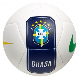Футболна топка Nike Brazil Football - White/Yellow футболна,топка,национални,отбори,бразилия,футболни,фланелки,разпродажба,nike,спорт,в,училище,футболни,аксесоари,футболни,топки,игри,nike,brazil,football,wh