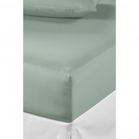 спално,бельо,и,комплекти,homelife,non,iron,plain,dyed,fitted,sheet,sea,green