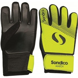 Юношески вратарски ръкавици Sondico Match Goalkeeper Gloves Junior - Yellow/Black юношески,вратарски,ръкавици,футбол,sondico,match,goalkeeper,gloves,junior,yellow,black