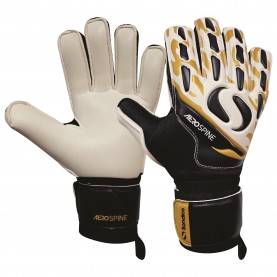 Юношески вратарски ръкавици Sondico AeroSpine Goalkeeper Gloves Juniors - Black/Gold юношески,вратарски,ръкавици,футболни,аксесоари,sondico,aerospine,goalkeeper,gloves,juniors,black,gold