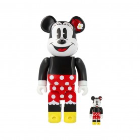 bearbrick,minnie,mouse,400pct.,+,100pct.,figures,red