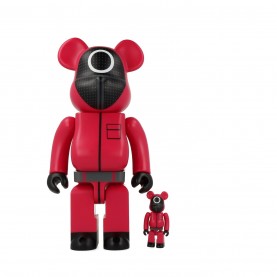 bearbrick,squid,game,guard,circle,400pct.,+,100pct.,figures,red