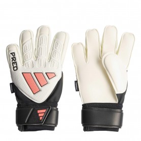 юношески,вратарски,ръкавици,adidas,predator,match,fingersave,goalkeeper,gloves,juniors,white,black