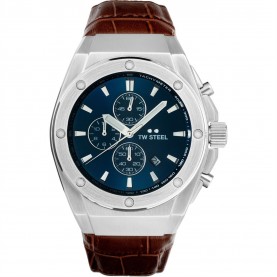 часовник,бижутерия,tw,steel,steel,ceo,tech,watch,silver,blue,and,brown