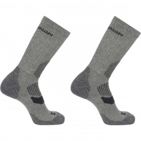 Salomon Lightweight Crew 2 Pack Walking Socks Unisex - Grey/Phantom почистване,и,защита,salomon,lightweight,crew,2,pack,walking,socks,unisex,grey,phantom