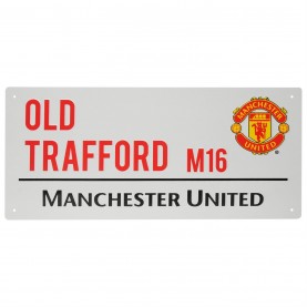 Team 3D Street Sign - Man Utd английската,висша,лига,manchester,united,фланелки,от,различни,клубове,футболни,аксесоари,team,3d,street,sign,man,utd