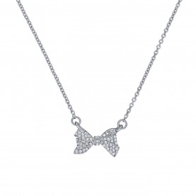 аксесоари,на,разпродажба,ted,baker,barsie,crystal,bow,pendant,necklace,silver,crystal