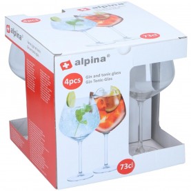 аксесоари,за,кухня,alpina,gin,&amp;,tonic,glass,4pk,clear