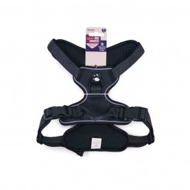 за,домашни,любимци,rosewood,full,reflective,dog,harness,black,small,black