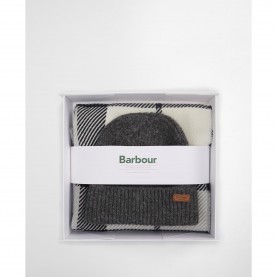 Шал Barbour Pendle Beanie & Blair Scarf Gift Set - Monochrome шал,всички,шапки,barbour,pendle,beanie,blair,scarf,gift,set,monochrome