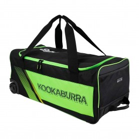 Чанта Kookaburra Sport Kookaburra 2.0 Cricket Wheelie Bag - Black/Green чанта,спортни,сакове,kookaburra,sport,kookaburra,2,0,cricket,wheelie,bag,black,green