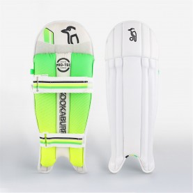 Kookaburra Sport Kookaburra 750 Wicket Keeping Pads - Junior - White/Green крикет,в,училище,подложки,за,крикет,kookaburra,sport,kookaburra,750,wicket,keeping,pads,junior,white,green