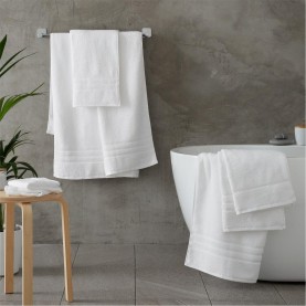 Хавлиена кърпа Biba 450gsm Cotton Zero Twist Quick Dry Towel - White хавлиена,кърпа,хавлии,кърпи,и,хавлии,biba,450gsm,cotton,zero,twist,quick,dry,towel,white
