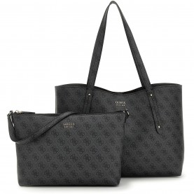 Чанта Guess Women's Brenton Tote Bags - Coal чанта,всички,чанти,аксесоари,на,разпродажба,guess,women's,brenton,tote,bags,coal