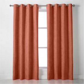 alan,symonds,velvet,chenille,eyelet,ring,top,curtains,orange