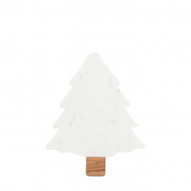 Gallery Tree Serving Platter Marble 410x33x15mm - White аксесоари,на,разпродажба,gallery,tree,serving,platter,marble,410x33x15mm,white