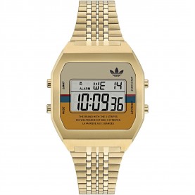 часовник,часовници,adidas,originals,two,stainless,steel,fashion,digital,quartz,watch,gld