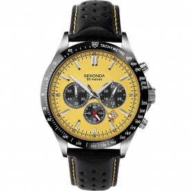 часовник,бижутерия,мъжки,летен,каталог,sekonda,45mm,silver,watch,round,case,yellow,dial,slvr