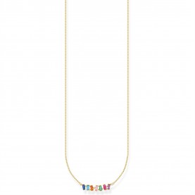 thomas,sabo,gold,rainbow,baguette,stones,necklace,mltclr