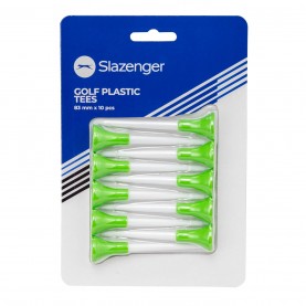 аксесоари,за,голф,голф,пинове,(tees),други,аксесоари,за,голф,slazenger,plastic,tees,61,83mm,10pcs,in,pack,green,white