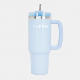 USA Pro Stainless Steel Travel Cup - Brunera Blue бутилки,за,вода,всички,фитнес,аксесоари,аеробика,usa,pro,pro,stainless,steel,travel,cup,brunera,blue