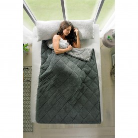 homelife,two,tone,ultra,cosy,teddy,6.8kg,wb,charcoal,silver